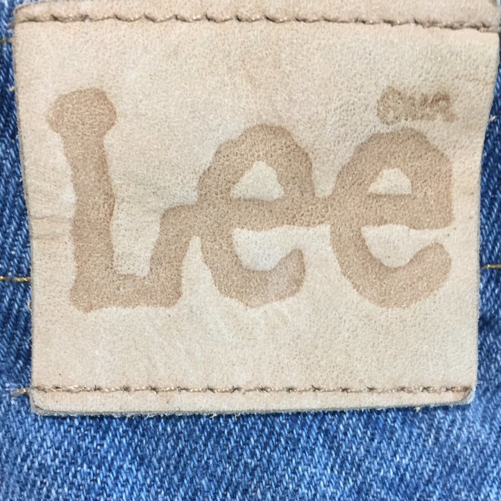 VINTAGE LEE HIGH RISE DENIM JEANS SIZE 14P - Picture 7 of 9